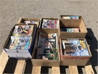 Pallet of Old Motorcycle Magazines