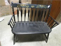 NICHOLS & STONE 37" STENCILED BENCH