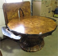 ORNATE ITALIAN TABLE W/ LEAVES-EXPANDS TO 9'