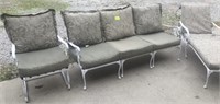 3pc Patio furniture with cushions