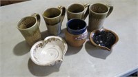 7 PC PIGEON RIVER POTTERY COLLECTION