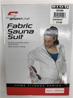 Sportline Fabric Sauna Suit Size S/M