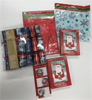 Christmas Cards, Crackers, Tablecloth,Tags Plus
