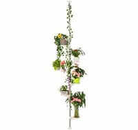 HERSHII 7-LAYER TENSION POLE PLANT STAND,