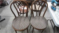 PAIR OF BENTWOOD CHAIRS