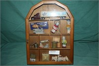 DISPLAY SHADOW BOX WITH CONTENTS