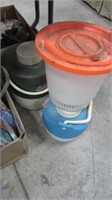 2 THERMOS AND MINNOW BUCKET