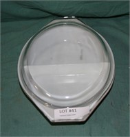 PYREX EARLY AMERICAN DIVIDED CASSEROLE DISH W/LID