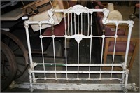 ANTIQUE IRON FULL SIZE BED FRAME