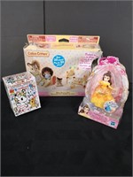Girls toy lot, Disney princess, Calico critters