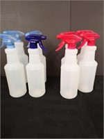 Eight new plastic spray bottles