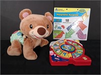 Baby toy lots, VTech bear, magnetic accents