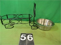Cat Dish Bowl Holder & Dog Bowl