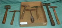 FLAT BOX OF 7 SPECIALTY HAMMERS