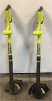 (2) Ryobi Trimmers / Edgers Easy Edge