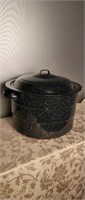 Vintage graniteware canning pot
With vintage