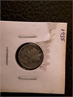 SILVER MERCURY LIBERTY DIME 1935