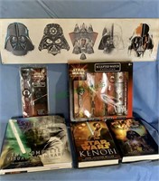 Group lot Star Wars items, including DK complete