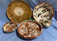 Five pieces of oriental Porcelain, Chinese and