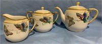 Antique Nippon porcelain tea set, includes the