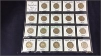 Coins, 19 Jefferson Nickels, proof,