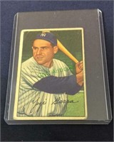 Sports card, 1952 Bowman Yogi Barra, card number