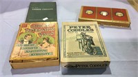 Vintage games, cards, Chinese checkers, Komical