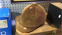 Equestrian helmet, vintage Harry Hall Triple