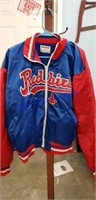 Vintage satin Redbirds jacket 
Size 48
