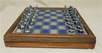 Franklin Mint Civil War Chess Set.