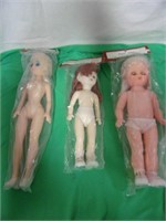 3 Craft Dolls
