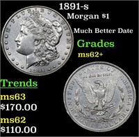 1891-s Morgan $1 Grades Select Unc