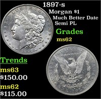 1897-s Morgan $1 Grades Select Unc