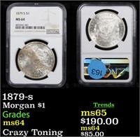 1879-s Morgan $1 Graded ms64
