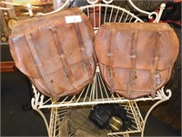 CIVIL WAR ERA US CALVARY LEATHER SADDLE BAGS