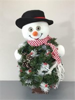 Animated Snowman Decoration -18" tall -untested
