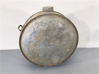 Old Tin Canteen -No Covering or Strap