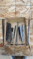 Punches and chisels mostly craftsman and Mac