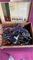 Old box full of switches