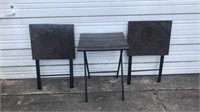 Set of 3  TV Tray Tables