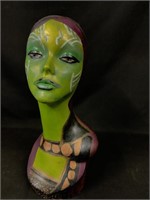 Hand Painted Mannequin Head