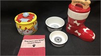 Dog Food Bowls & Treat Jars