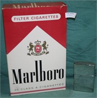 MARLLBORO RED ADVERTISING AND LARGE LIGHTER