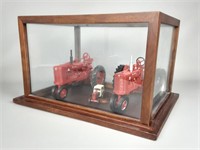 Farmall Toy Tractor Display
