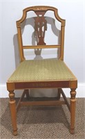 Hand-painted Sligh Antique Chair