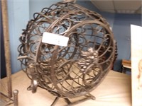 UNIQUE WROUGHT IRON WINE RACK