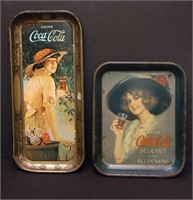 Old Coca-Cola Trays-Set of Two (2)