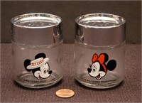 Vtg Mickey & Minnie Mouse Salt/Pepper Shakers