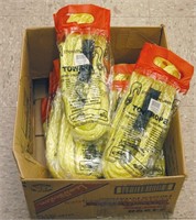 NEW-Tow Ropes-Lot of 9 Yellow Elastic Nylon