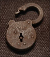 Vintage Yale Padlock-No Key